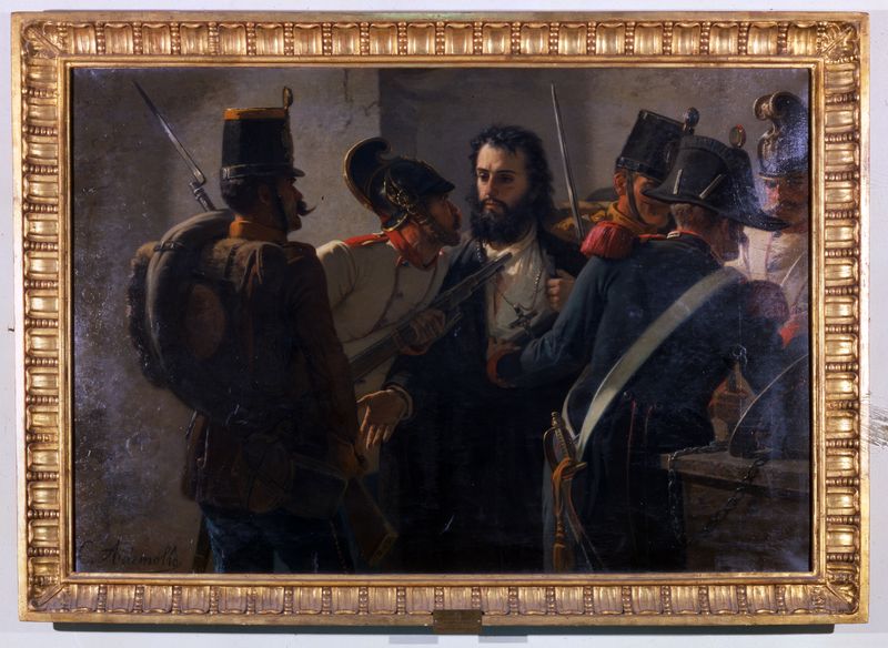 Carlo Ademollo, Ugo Bassi nelle carceri di Comacchio, 1867 ca.